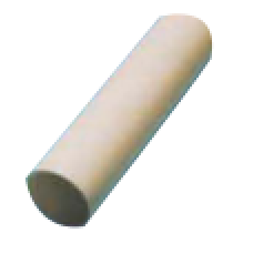 FP80 W 80mm Furniture Pipe White